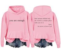 Dear Person Behind Me Hoodie, To The Person Behind Me Hoodie,You are Enough Mental Health Tshirt Women Men Pink