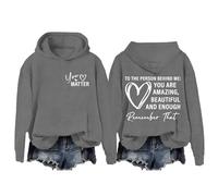 Dear Person Behind Me Hoodie UK To the Person Behind Me Hoodie Plus Size Blue Hoodies Women White Cotton Matching You Are Amazing Enough Hoodies Oversized Unisex Festival Essentials Hooded Sweatshirts