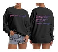 Dear Person Behind Me Hoodie You Are Enough Graphic Sweatshirts for Women Mental Health Awareness Shirt Pullover Top 2024 New