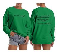 Dear Person Behind Me Hoodie You Are Enough Graphic Sweatshirts for Women Mental Health Awareness Shirt Pullover Top 2024 New