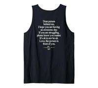 Dear Person Behind Me It's Ok Not To Be Ok (ON BACK) Tank Top