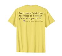 Dear Person Behind Me - Mental Health Awareness Women Mother T-Shirt