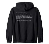 Dear Person Behind Me, Take a Deep Breath and Focus Zip Hoodie