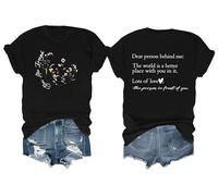 Dear Person Behind Me Tshirt, You are Enough Shirt Black