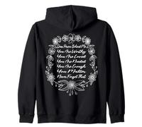 Dear Person Behind Me You Are Worthy Loved Needed And Enough Zip Hoodie