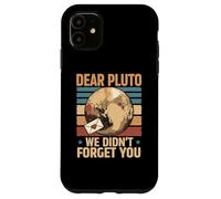 Dear Pluto We Didn't Forget You Space Vintage Heart Letter Case for iPhone 11