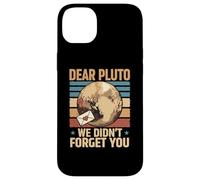 Dear Pluto We Didn't Forget You Space Vintage Heart Letter Case for iPhone 14 Plus