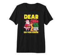 Dear Santa Before I Explain How Much Do You Know Funny Kids Premium T-Shirt