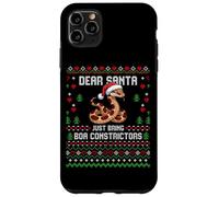 Dear Santa Boa Constrictor Christmas Ugly Xmas Sweater Case for iPhone 11 Pro Max