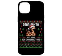 Dear Santa Boa Constrictor Christmas Ugly Xmas Sweater Case for iPhone 14 Plus