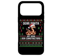 Dear Santa Boa Constrictor Christmas Ugly Xmas Sweater Case for iPhone 17 Pro Max