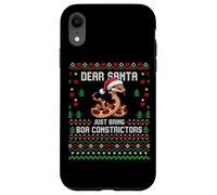 Dear Santa Boa Constrictor Christmas Ugly Xmas Sweater Case for iPhone XR