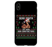 Dear Santa Boa Constrictor Christmas Ugly Xmas Sweater Case for iPhone XS Max