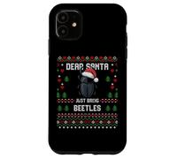 Dear Santa Christmas Beetle Bug Insect Ugly Xmas Sweater Case for iPhone 11