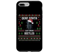 Dear Santa Christmas Beetle Bug Insect Ugly Xmas Sweater Case for iPhone 7 Plus/8 Plus