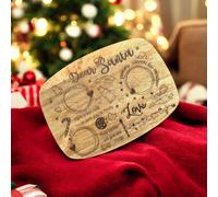 Dear Santa Christmas Eve Treat Board / Wood Serving Board
