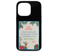 Dear Santa Contribution ROTH IRA - Funny Xmas Wish Case for iPhone 13 Pro