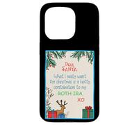 Dear Santa Contribution ROTH IRA - Funny Xmas Wish Case for iPhone 15 Pro