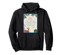 Dear Santa Contribution ROTH IRA - Funny Xmas Wish Pullover Hoodie