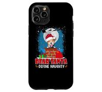 Dear Santa Define Naughty Jack Russell Terrier Dog Christmas Case for iPhone 11 Pro