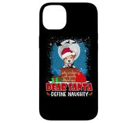 Dear Santa Define Naughty Jack Russell Terrier Dog Christmas Case for iPhone 14 Plus