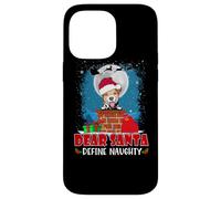 Dear Santa Define Naughty Jack Russell Terrier Dog Christmas Case for iPhone 14 Pro Max
