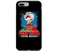 Dear Santa Define Naughty Jack Russell Terrier Dog Christmas Case for iPhone 7 Plus/8 Plus