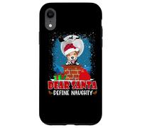 Dear Santa Define Naughty Jack Russell Terrier Dog Christmas Case for iPhone XR