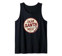 Dear Santa Define Nice - Sarcastic Holiday Style Tank Top