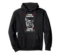 Dear Santa Dutch Shepherd Did It Christmas T-Shirt Pullover Hoodie
