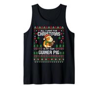 Dear Santa Guinea Pigs Christmas Ugly Xmas Sweater Tank Top