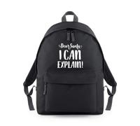 Dear Santa, I Can Explain Backpack Rucksack 18L Bag - 42 x 31 x 21cm