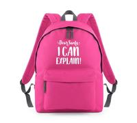Dear Santa, I Can Explain Backpack Rucksack 18L Bag - 42 x 31 x 21cm