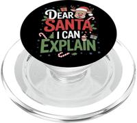 Dear Santa I Can Explain Kids Holiday Christmas Party PopSockets PopGrip for MagSafe
