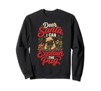 Dear Santa I Can Explain the Pug Christmas Sweatshirt