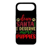Dear Santa I Deserve More Puppies Christmas Dog Case for iPhone Air