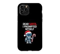 Dear Santa I Prompted Myself Tech Christmas Humor AI Robot Case for iPhone 11 Pro