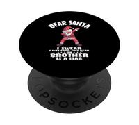 Dear Santa I Swear I Was Good This Year Xmas Merry Christmas PopSockets Adhesive PopGrip