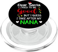 Dear Santa I Tried To Be Good Funny Nana PopSockets PopGrip for MagSafe