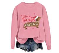 Dear Santa Its A Long Story Sweatshirt Funny Xmas Dachshund Christmas Sweaters For Women Men