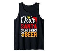 Dear Santa Just Bring Beer Holiday Cheers Tank Top