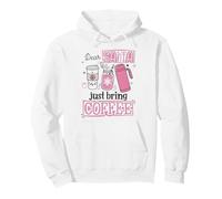 Dear Santa Just Bring Coffee Drink Merry Christmas Holiday Pullover Hoodie
