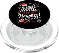 Dear Santa Let's Talk Naughty Funny Christmas-Cute Holiday PopSockets PopGrip for MagSafe
