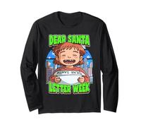 Dear Santa Letter Week Kids Celebrate Christmas Tradition Long Sleeve T-Shirt