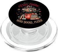 Dear Santa More Books Please Holiday Reading PopSockets PopGrip for MagSafe