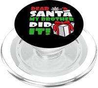 Dear Santa My Brother Did It - Merry Christmas PopSockets PopGrip for MagSafe