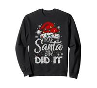 Dear Santa My Wife Did It Christmas Matching Family Xmas Sweatshirt