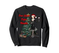 Dear Santa Naughty Christmas Party Vibes Design Sweatshirt