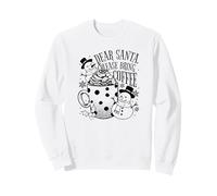 Dear Santa Please Bring Coffee - Funny Christmas Sweatshirt