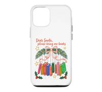 Dear Santa Please Bring Me Books Christmas Reading Case for iPhone 12/12 Pro